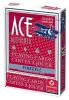 Ace Cartamundi Playing Cards, Pinochle Regular Index, 1/2 Blue 1/2 Red - 1/4 gross (36 decks)